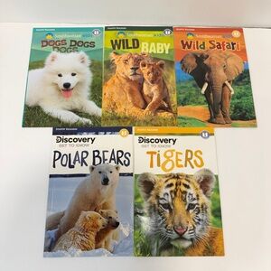 Smithsonian Kids and Discovery Animal Books Set - Lot Of 5 Books